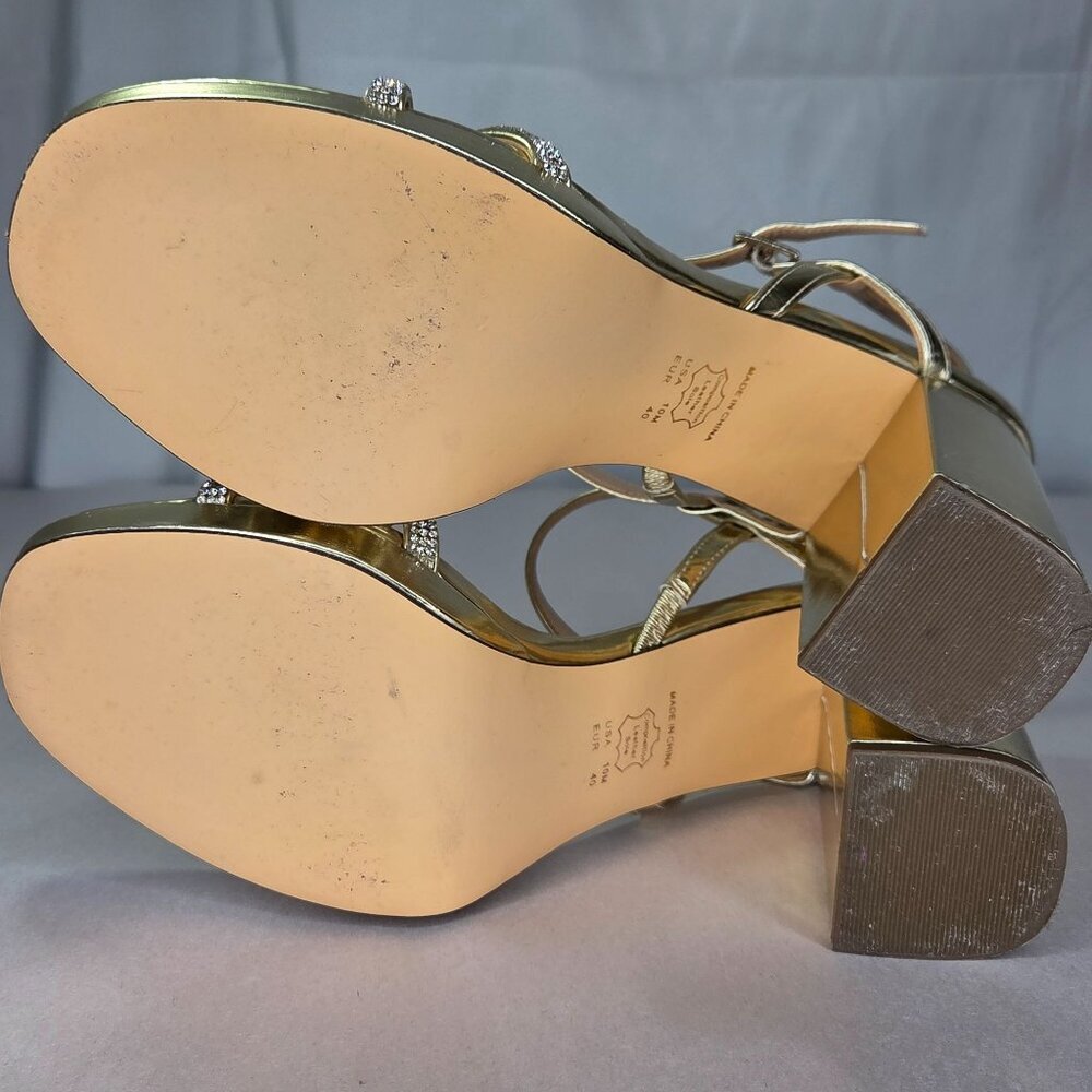 Nina Women's Steven Rhinestones Block Heel Platform Sandals - Picture 5 of 10